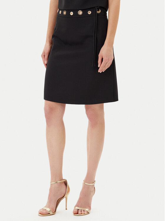 Artigli Spódnica mini ACGO000744 Czarny Regular Fit
