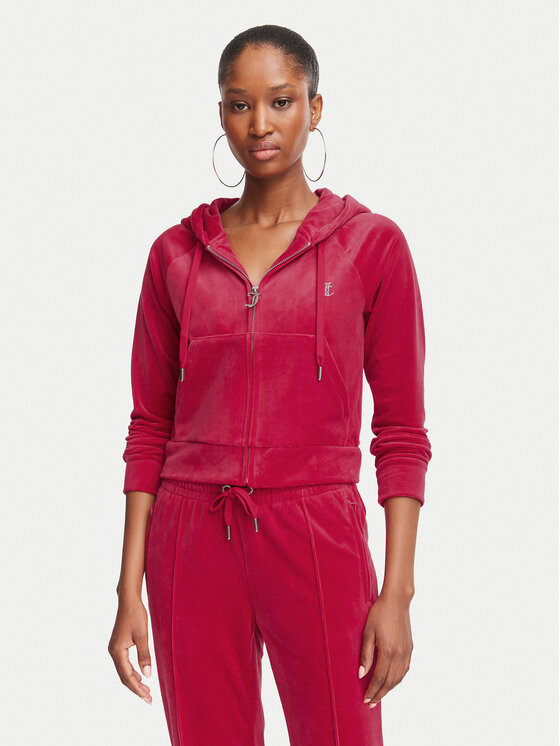 Juicy Couture Bluza Madison  JCWA122001 Czerwony Slim Fit