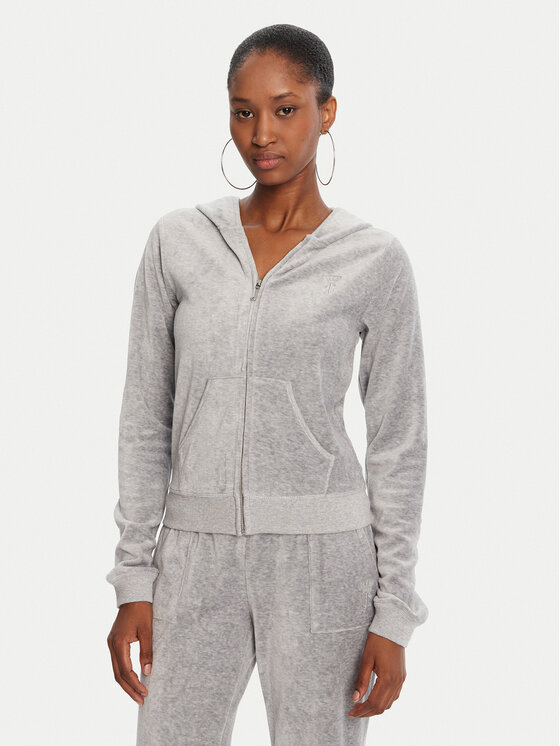 Juicy Couture Bluza Robyn JCSEBJ007 Szary Slim Fit