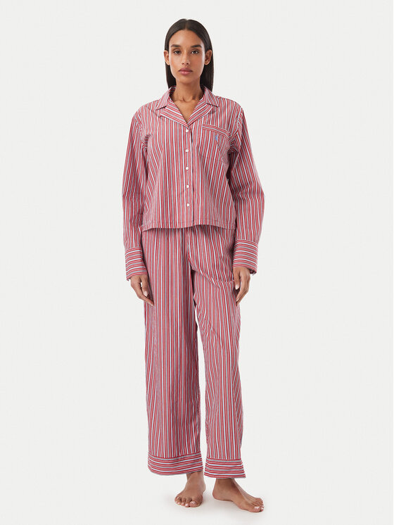 Polo Ralph Lauren Piżama 4P0597 Czerwony Relaxed Fit
