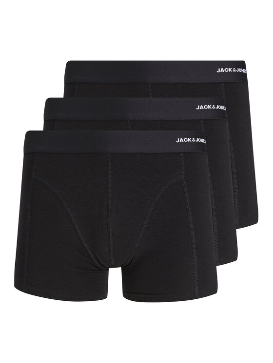 Jack & Jones Komplet bokserek Basic 12198852 Czarny
