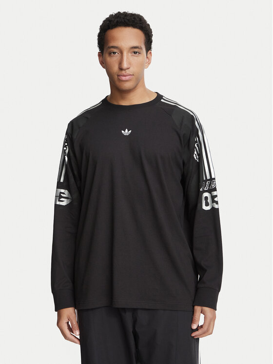 adidas Longsleeve Adilenium 6 LH3328 Czarny Regular Fit