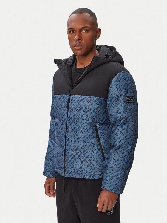 EA7 Emporio Armani Kurtka zimowa 7M002566 AF26406 U9302 Niebieski Regular Fit