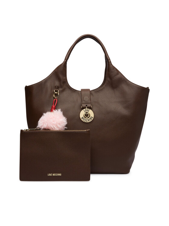 LOVE MOSCHINO Torebka JC4238PP0PKI0313 Brązowy ciemny