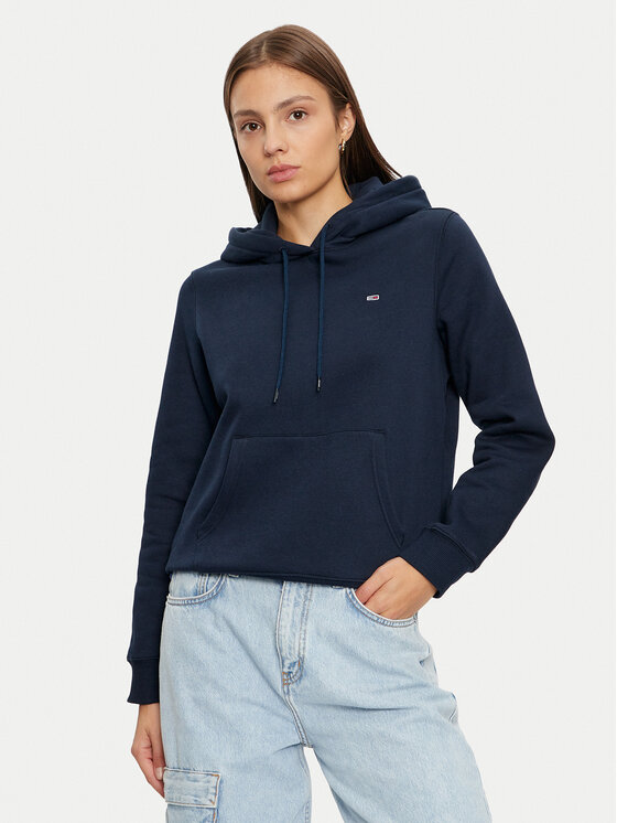 Tommy Jeans Bluza DW0DW19958 Granatowy Regular Fit