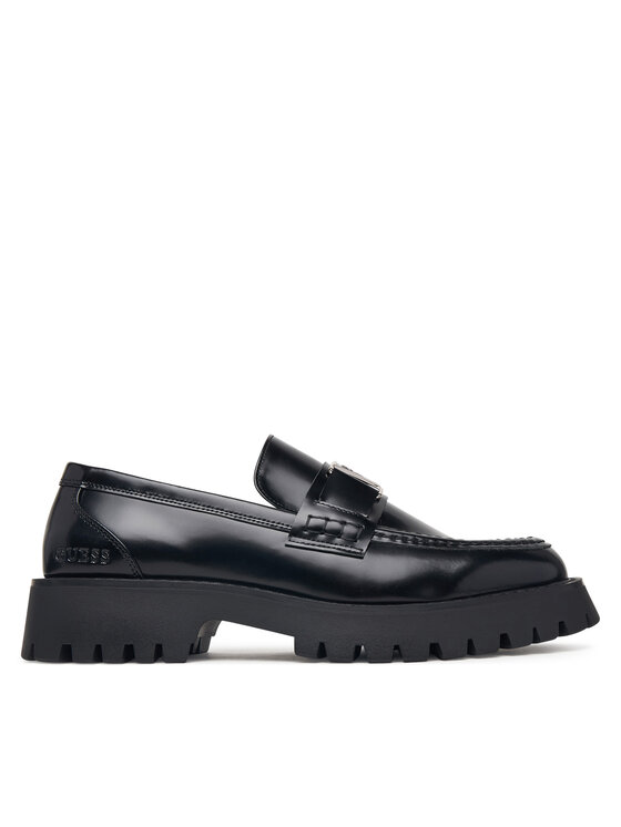 Guess Loafersy FMFGOR LEA14 Czarny