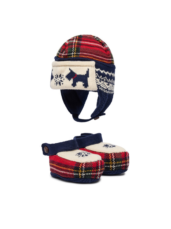 Polo Ralph Lauren Zestaw Czapka i Skarpety Holiday Hat Boot Set 320B29055001 Granatowy