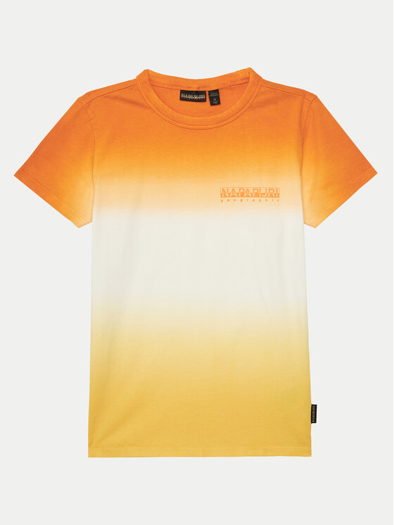 Napapijri T-Shirt S-Merse NP0A4ILFA701 D Pomarańczowy Regular Fit