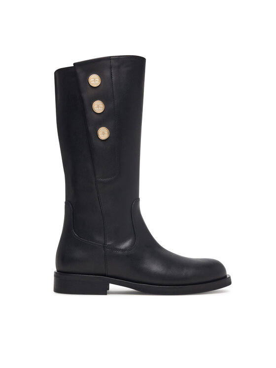 Elisabetta Franchi Oficerki F4A6-E0744-1251 Czarny