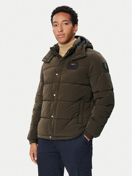 Aeronautica Militare Kurtka zimowa 262AB3072UCT04358 Brązowy Regular Fit