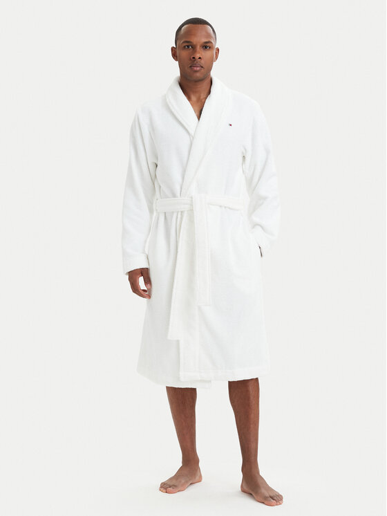 Tommy Hilfiger Szlafrok UM0UM03725 Biały