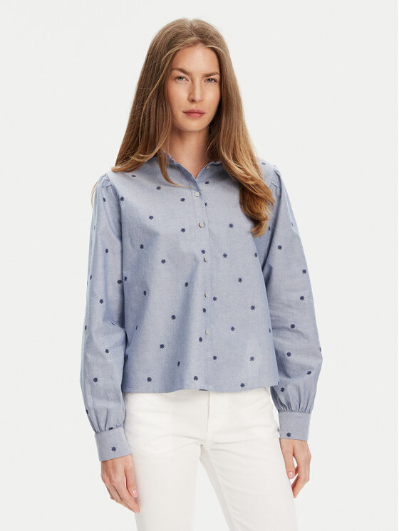 United Colors Of Benetton Koszula 5D51DQ0BF Niebieski Regular Fit