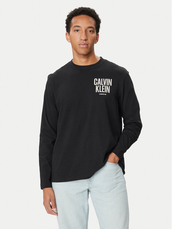 Calvin Klein Jeans Longsleeve LV04RH859G Czarny Regular Fit