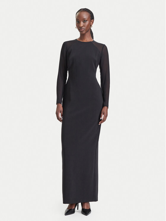 LAUREN RALPH LAUREN Sukienka wieczorowa 253P13856001 Czarny Regular Fit