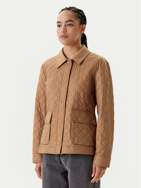 Tommy Hilfiger Kurtka koszulowa WW0WW45641 Brązowy Regular Fit