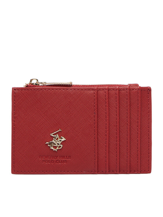 Beverly Hills Polo Club Etui na karty kredytowe CWBEO-BHPC-W1-003-AW26 Czerwony