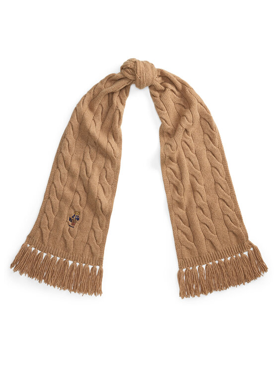 Polo Ralph Lauren Szalik 455P18119002 Brązowy