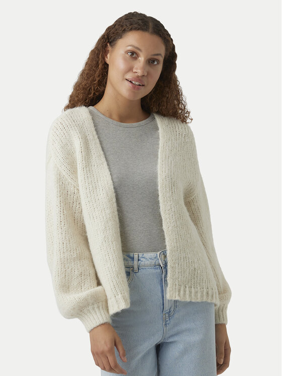 Vero Moda Kardigan Maybe 10273101 Écru Oversize
