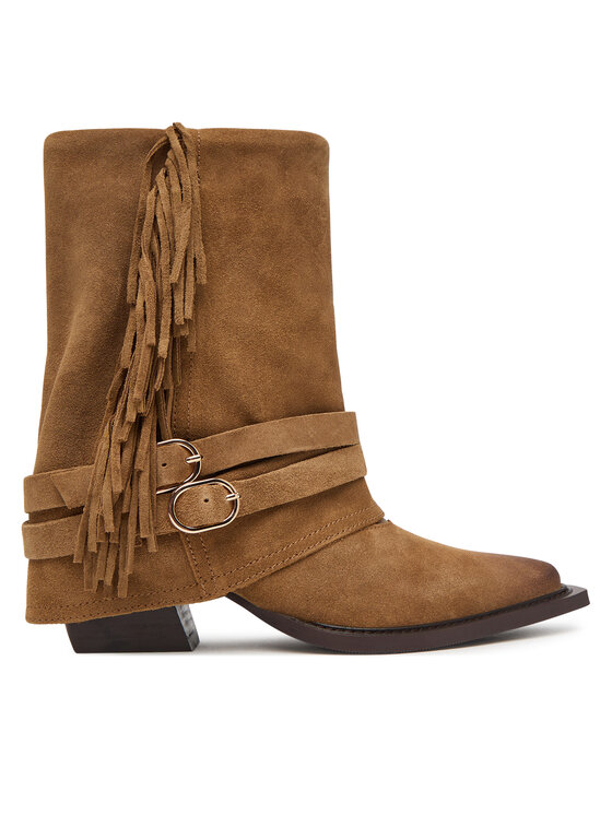 Steve Madden Kowbojki Hadly 11005190 Brązowy ciemny