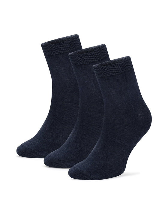 GINO ROSSI Skarpety długie CEO_AS_GR_3MB_002W-AW26 (3-PACK) Granatowy