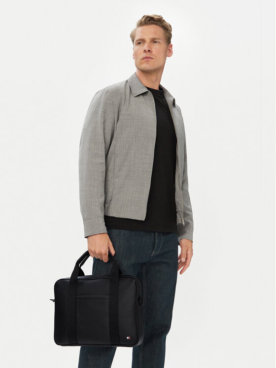 Tommy Hilfiger Torba na laptopa AM0AM14727 Czarny