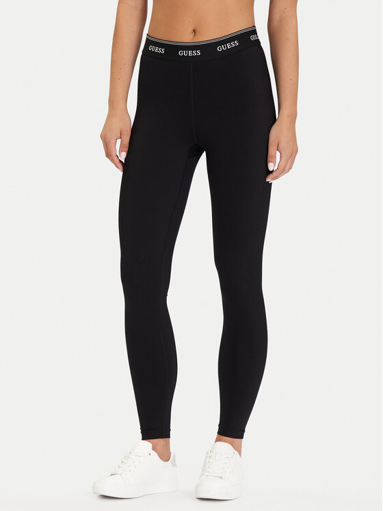 Guess Legginsy V5BB06 K1942 Czarny Slim Fit