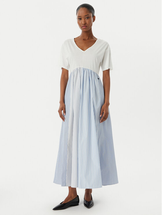 Weekend Max Mara Sukienka codzienna Brozno 2515621082 Biały Relaxed Fit