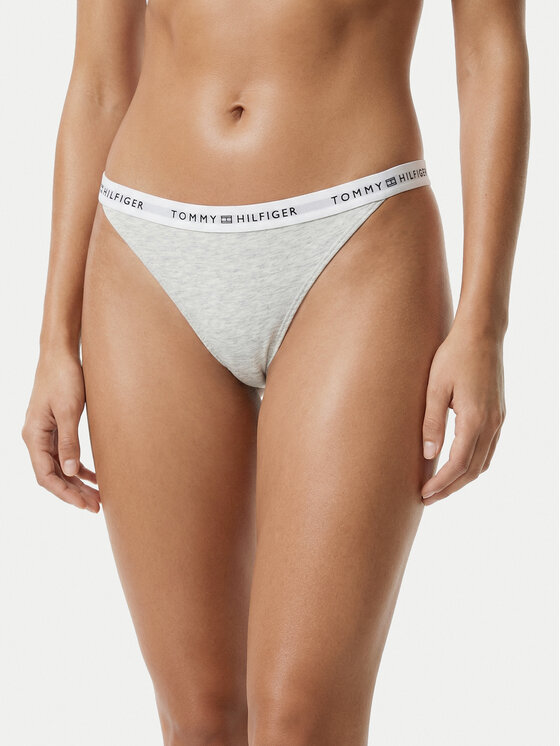 Tommy Hilfiger Stringi UW0UW06228 Szary
