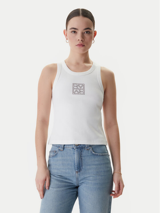 Marella Top Emme by Marella Sesamo 2615941041 Biały Regular Fit