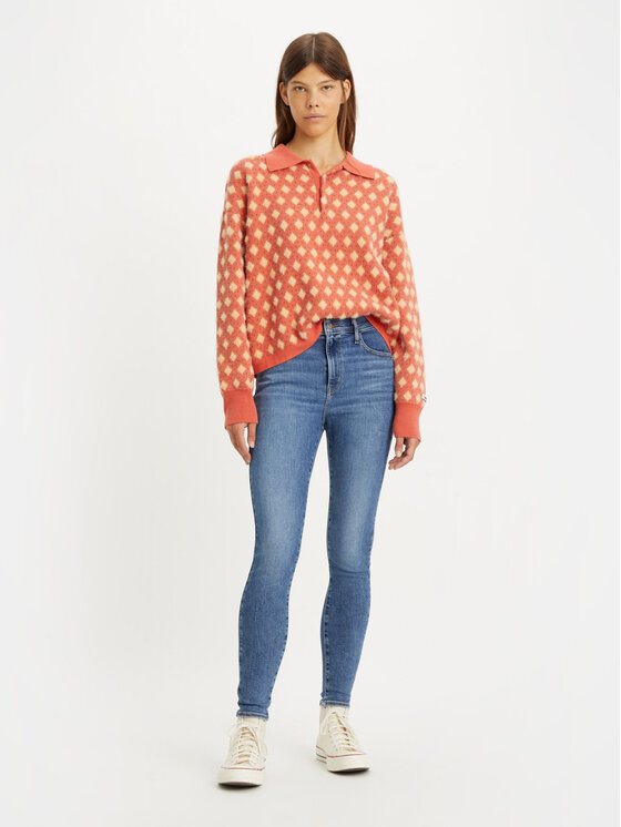 Levi's® Jeansy 720™ 527970365 Niebieski Super Skinny Fit