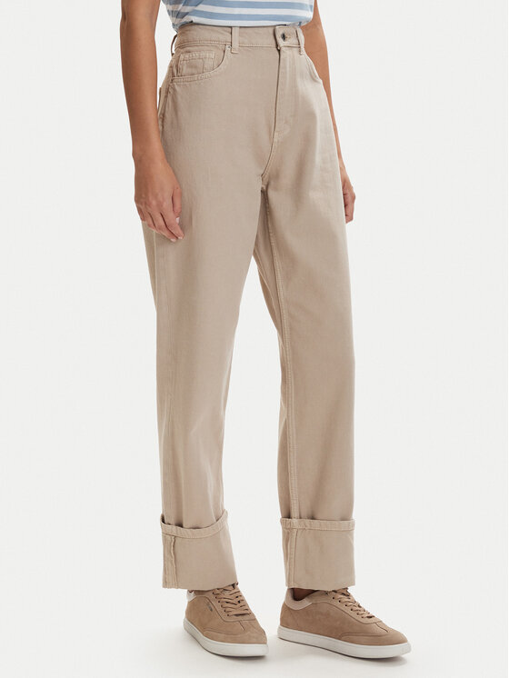 ONLY Jeansy Everly 15364368 Beżowy Straight Fit
