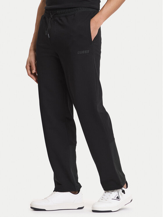 Guess Spodnie dresowe Z6GB01 K2834 Czarny Regular Fit