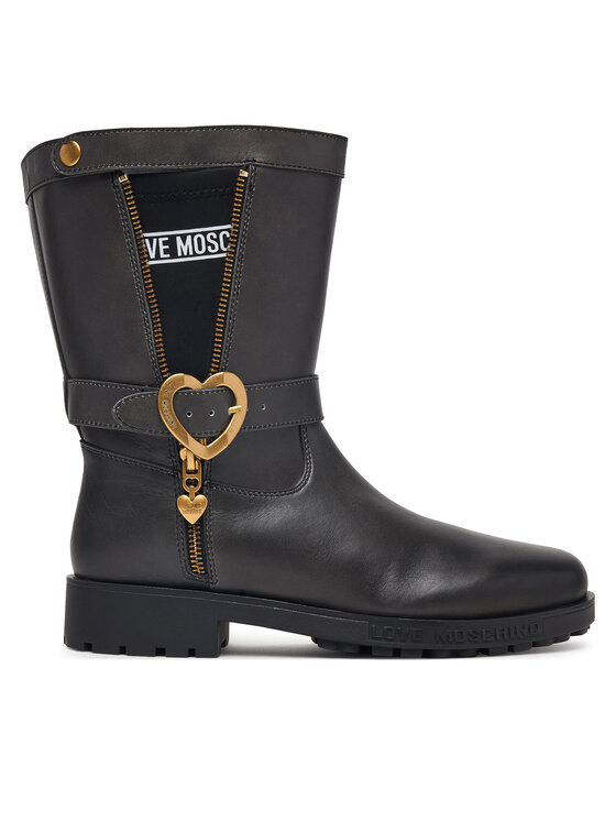 LOVE MOSCHINO Botki JA24174G0PIJ100A Czarny