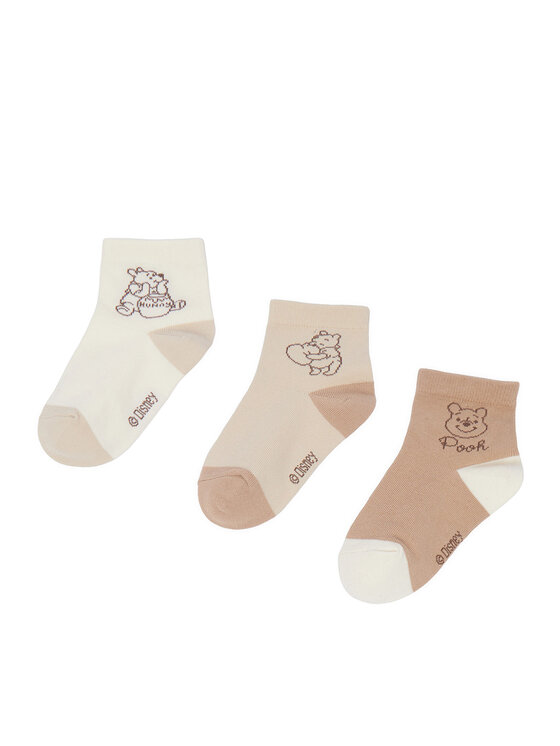 Winnie The Pooh Skarpety długie CEO-ACCCS-AW26-231WTP(3-PACK) Beżowy