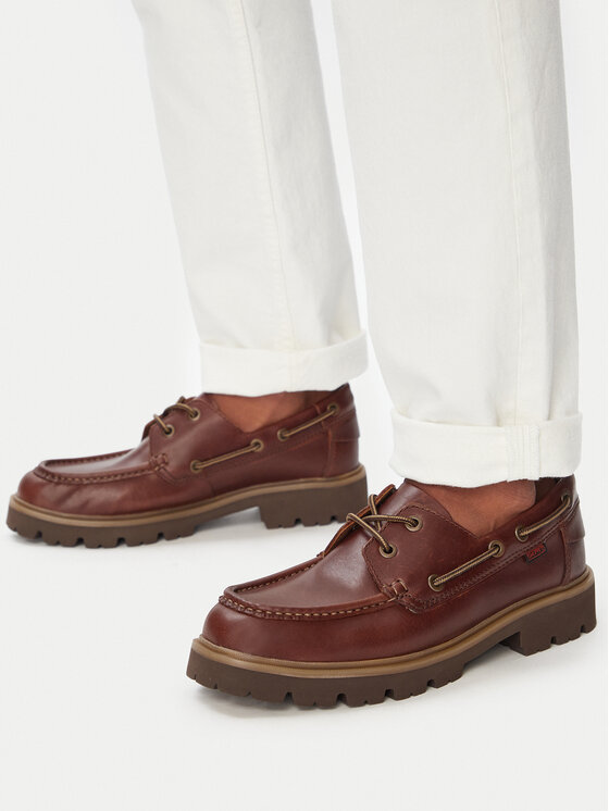 Clarks Loafersy Cleyhill Boat 26186176 Brązowy