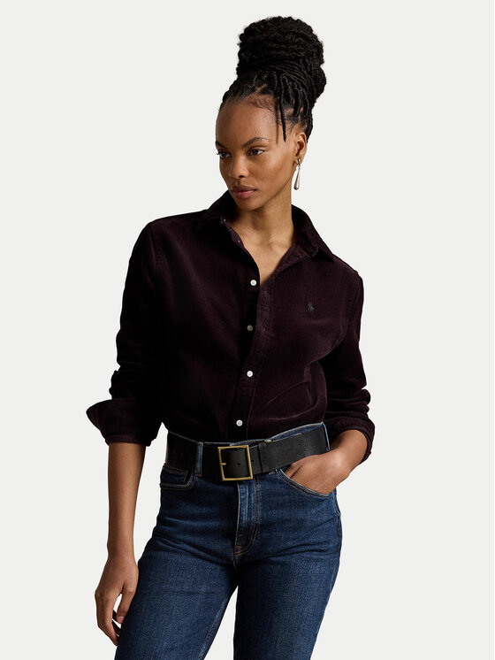 Polo Ralph Lauren Koszula 211A93203012 Bordowy Regular Fit