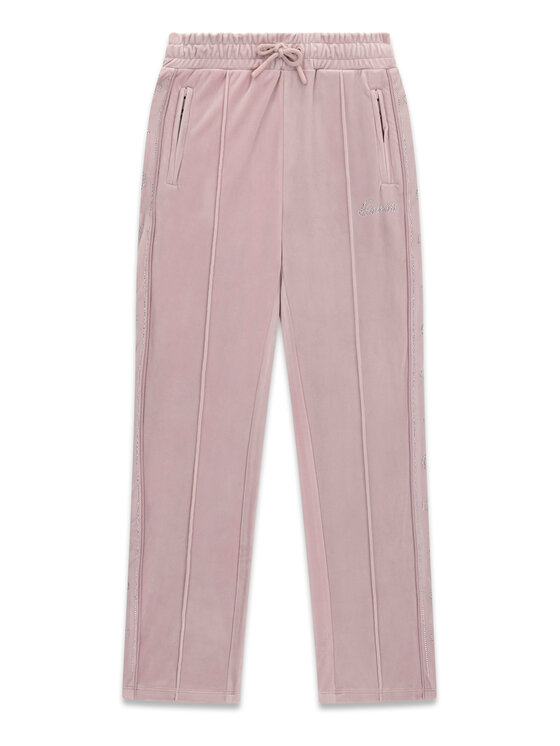 Guess Spodnie dresowe J6BB15 K7266 Różowy jasny Regular Fit