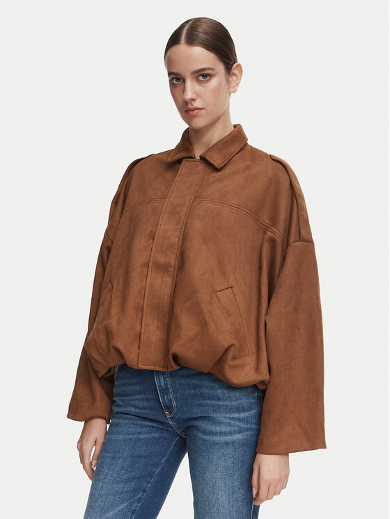 Vero Moda Kurtka przejściowa Hazel 10353230 Brązowy Oversize
