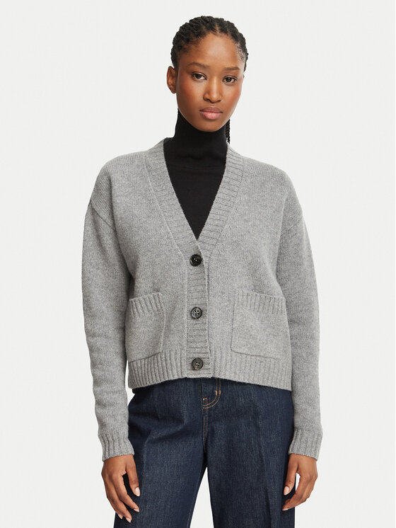 Weekend Max Mara Kardigan Filmato 2625346102 Szary Regular Fit