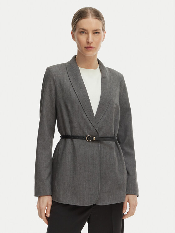 Vero Moda Marynarka Tahia 10339989 Szary Regular Fit