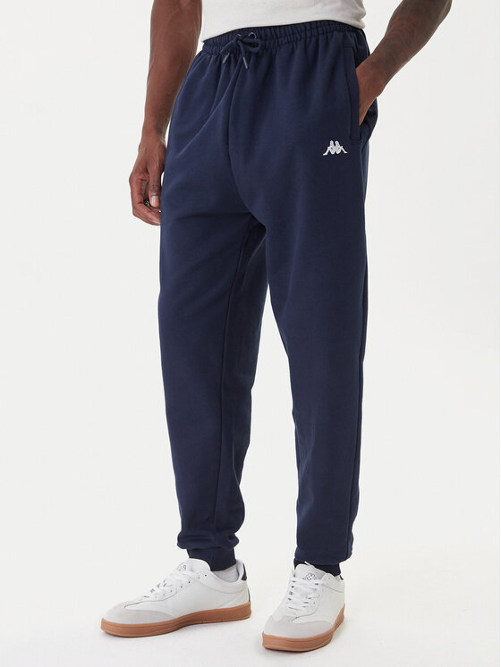 Kappa Spodnie dresowe 351Y41W 194 Granatowy Regular Fit