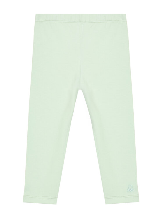 United Colors Of Benetton Legginsy 3MT1GF01L Zielony Slim Fit