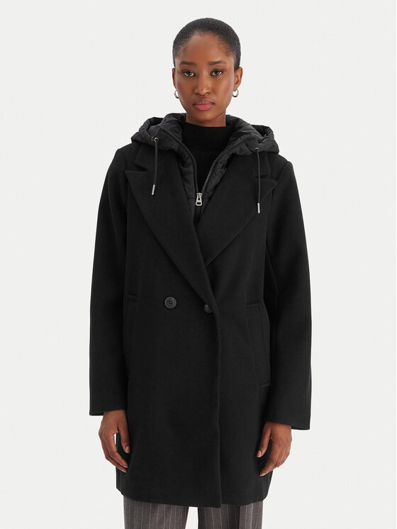 Vero Moda Płaszcz przejściowy Grace 10332379 Czarny Regular Fit