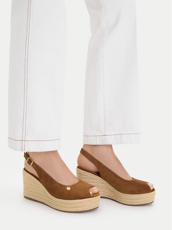 Beverly Hills Polo Club Espadryle EO-R26SS03466 Brązowy