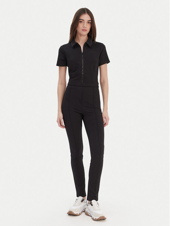 Guess Kombinezon V6RD03 KD822 Czarny Slim Fit