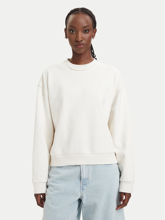 HUGO Bluza Dismoolie B 50566506 Kremowy Relaxed Fit