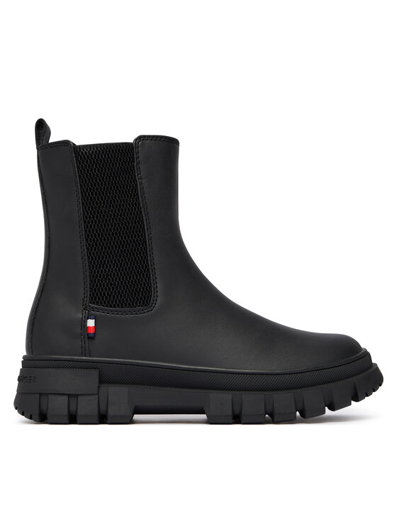 Tommy Hilfiger Botki T3X5-35295-1355 M Czarny