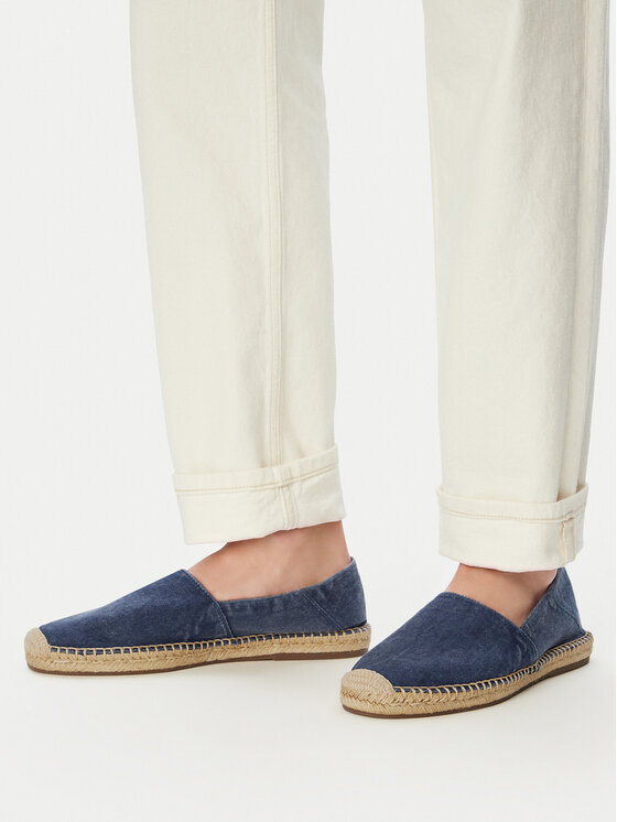 Polo Ralph Lauren Espadryle Cevio Washed Canvas 803P07659001 Niebieski