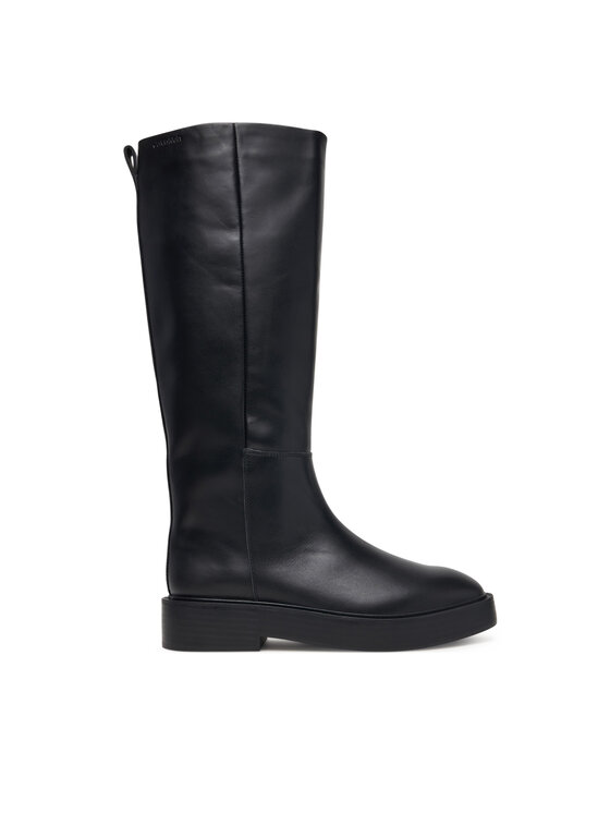 Calvin Klein Kozaki Conc Welt High Boot Lth HW0HW03213 Czarny
