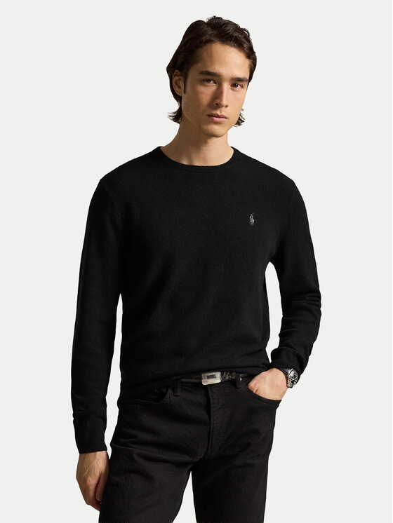 Polo Ralph Lauren Sweter 710974148003 Czarny Regular Fit